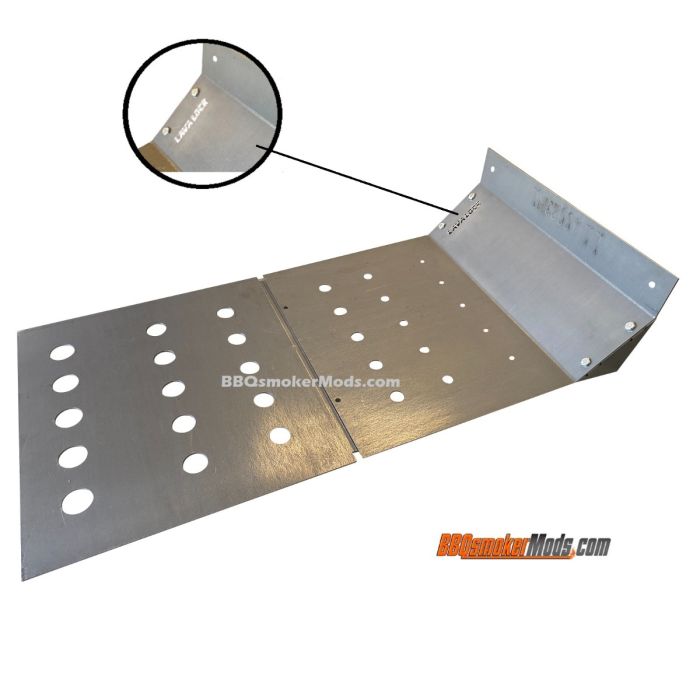 Baffle Plate heat management system for CharGriller Grand Champ