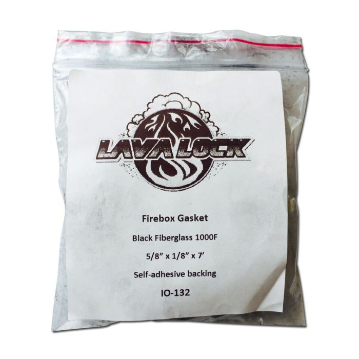 1/8 x 5/8 Fiberglass Stove Window Glass Replacement gasket tape 84"