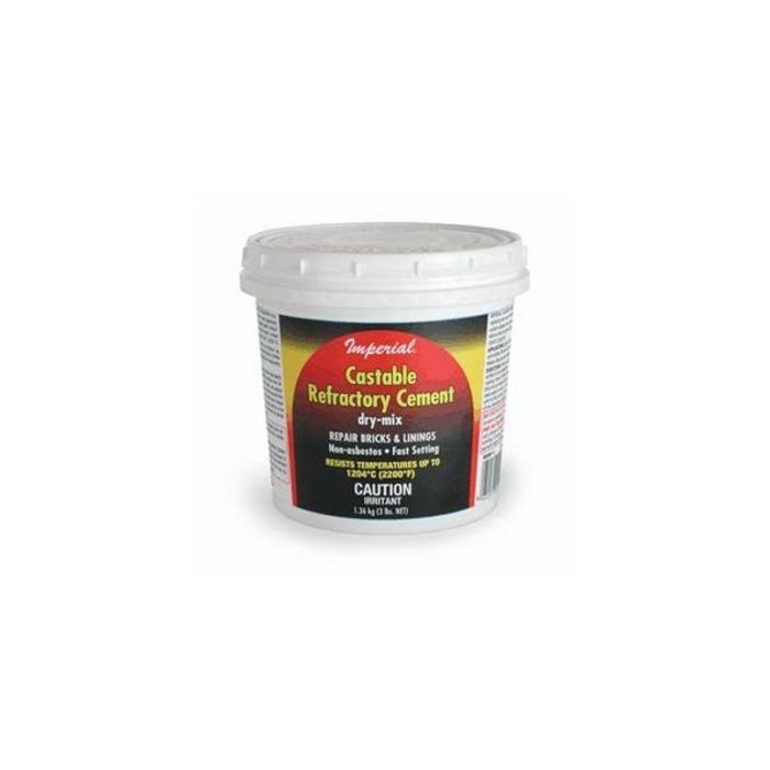 Castable Refractory Cement 3lb dry, Imperial KK0061