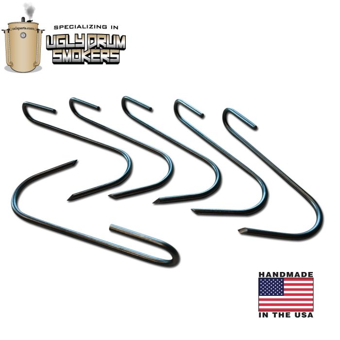 LavaLock® Meat / rib hooks, stainless steel 6 pack