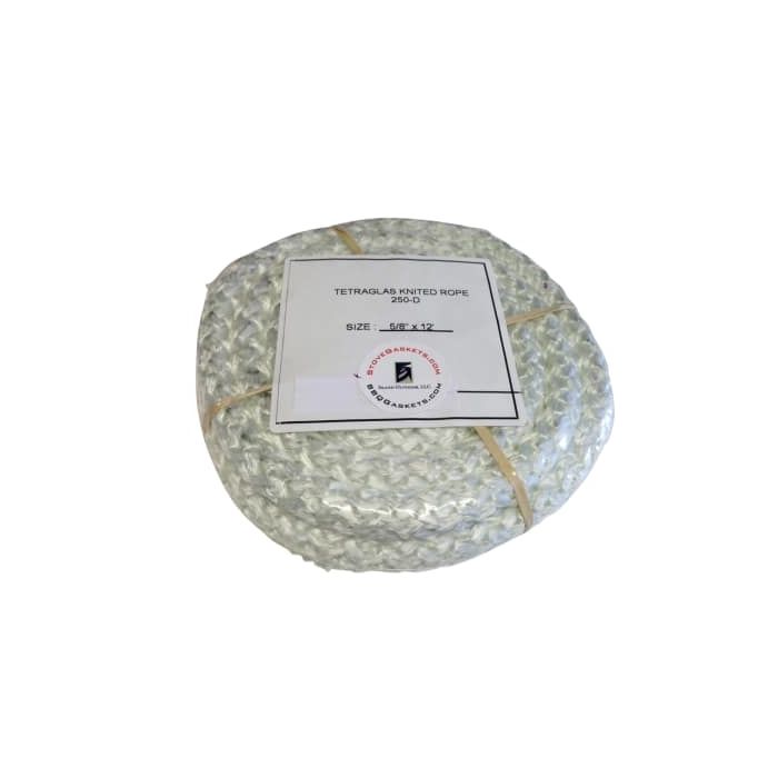 LavaLock® White Fiberglass Rope gasket (dense) 12 foot piece