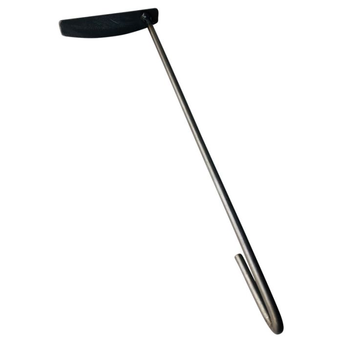 Offset smoker ash tool (fire box cleanout poker) by LavaLock® 