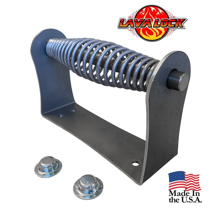 Flat Mount Handle and Bracket Assembly w/ 6" Spring