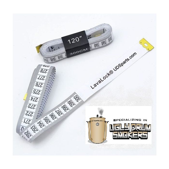 UDSparts™ Soft Tape Measure for DIY Building Drums (Includes instructions for hole location)