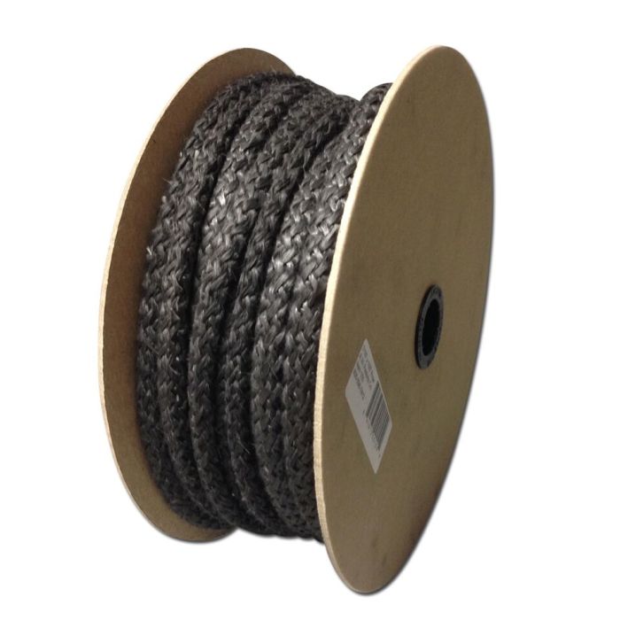 Full Spools of Black Fiberglass Rope Gasket, 1000F