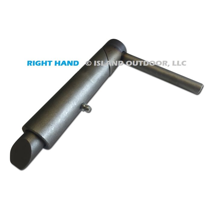 Self Closing (Right Hand) Smoker Door Hinge - BBQ Slam Action Latch