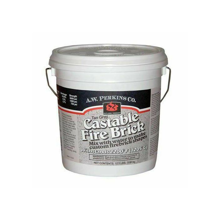 Castable Refractory Cement 3lb dry, Imperial KK0061