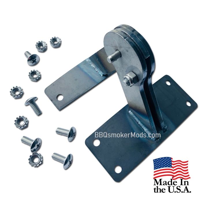 STEEL Lid Hinge for Weber Kettle - BARE STEEL - (Paint to Match)