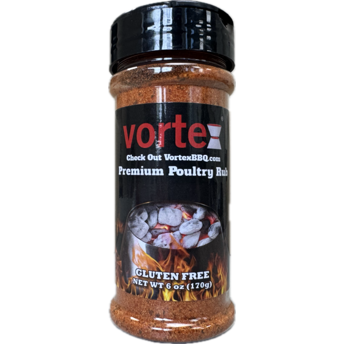 Genuine Vortex (in)Direct Heat Brand Premium Poultry Rub Chicken Seasoning - 6oz Bottle