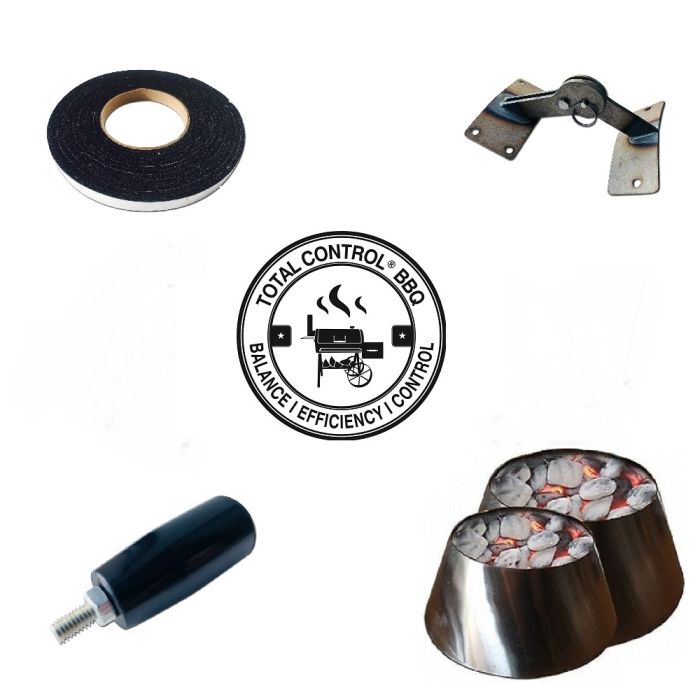 Kit Cerniera In Acciaio Inox Per Weber Smokey Mountain: Addio Coperchio Scomodo! (18.5/22.5)
