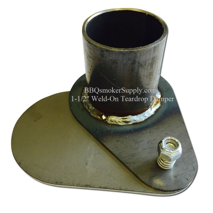 1-1/2" ID air inlet or exhaust for UDS Smoker - Weld On