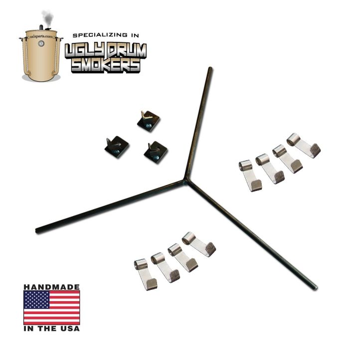 Removable UDS rib hanging system w/ hooks