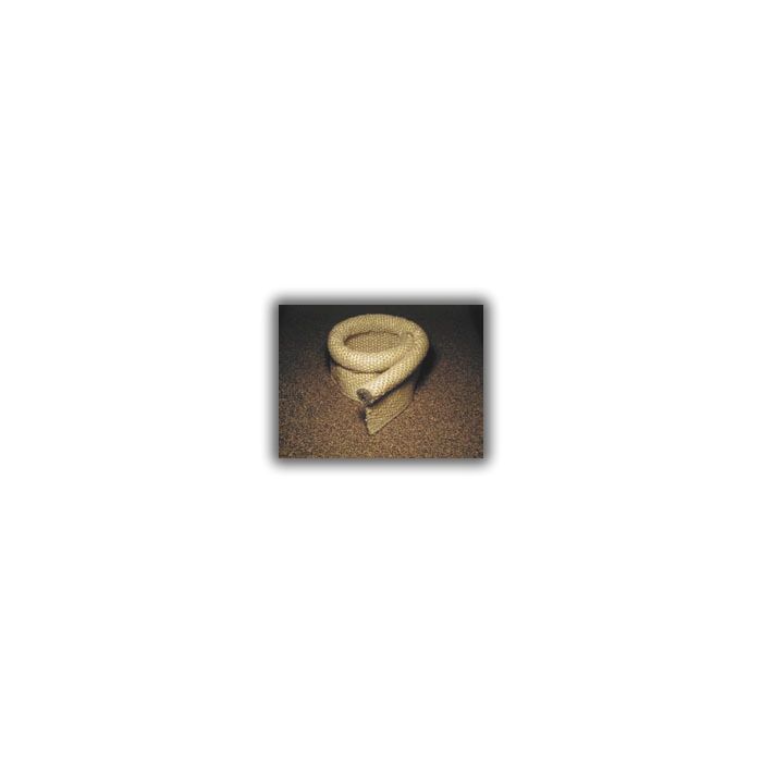 3/4 in. bulb 2-1/4" oaw Vermiculite coated 1,500F tadpole gasket (100 ft roll)