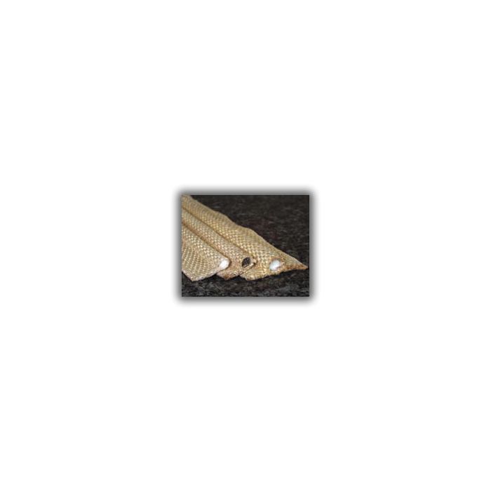 1 in. bulb 2-1/4 oaw. Verm. coat 1,500F tadpole gasket (100 ft roll)