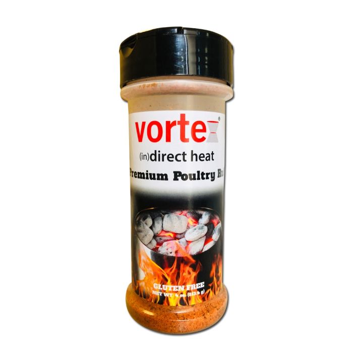 Genuine Vortex (in)Direct Heat Brand Premium Poultry Rub Chicken Seasoning - 4oz Bottle