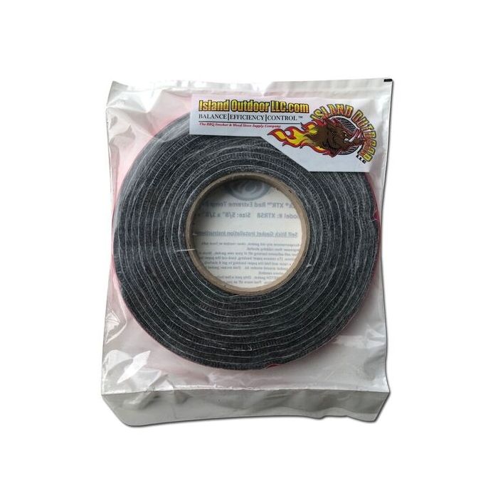 LavaLock® XTR58 - 1000F Self Stick BBQ Gasket - Lifetime Replacement Warranty - 5/8 X 1/8 x 15 ft