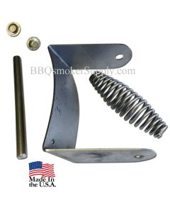 CURVED Mount Drop UDS Handle Bracket w/ Rod caps & SS Spring
