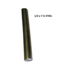 1/2 x 7 inch steel rod for smoker handle