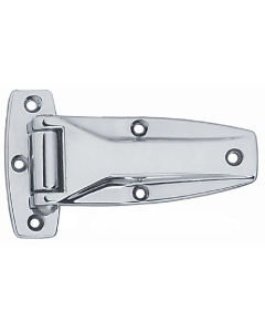 Chrome flush hinge
