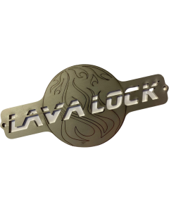 LavaLock® 6 x 3 Stainless Bolt on Logo Plate