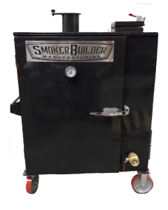 SmokerBuilder MFG DoublePan Gravity Feed Smoker - Black (6-8 wk lead to ship)