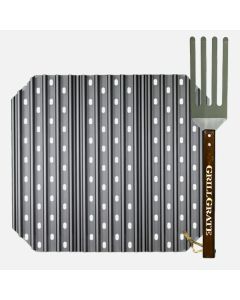 3 pc GrillGrate Set for Large Big Green Egg or Large kamado 