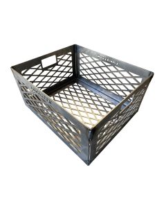 LavaLock® Fire Box Charcoal Wood Basket, 12 x 10 x 6 LASER CUT