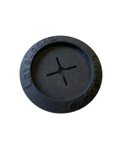 LavaLock® Black Temp Probe Grommet - BBQ smoker Thermo probe pass-through for 1 in or 1.25 in. hole