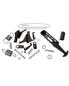 LavaLock® No Drill - Soft Close Spring Assists Lid Hinge and Lid Latch system for Oklahoma Joe's Highland