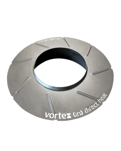 VORTEX (IN)DIRECT HEAT Accessories for Weber Kettle, Big Green Egg, Kamado, BGE and Charcoal Grills (Charcoal Heat Controller Baffle)