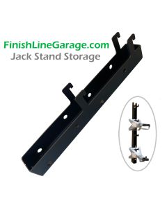 The Jack Rack™ Wall Storage System for Jack Stands