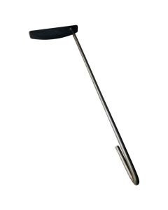 Offset smoker ash tool (fire box cleanout poker) by LavaLock® 
