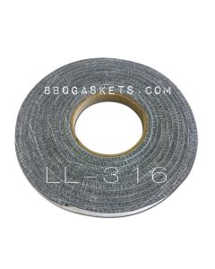 LavaLock® 3/16" x 1/2" x 15 ft bbq smoker gasket Grey Model# LL-316
