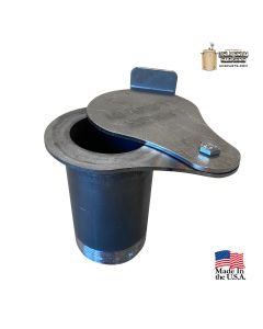 2 Inch Threaded UDS Smoke Stack w/ Tear Drop Damper (Exhaust)