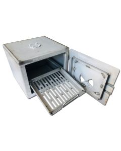 smoker pit complete diy fire box