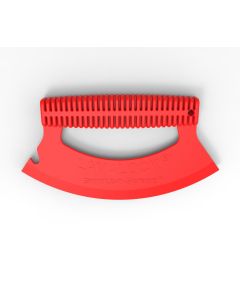 Smoke-n-Scrape Grill Smoker Scraper BBQ Residue Remover Kettle WSM BGE Kamado Cleaning Blade - Porcelain Safe!