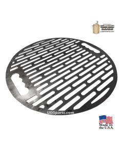 UDS cooking grate for 55 Gallon Drum Smokers - UDS slotted grate with handles