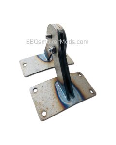 STEEL Lid Hinge for Weber Smokey Mountain - BARE STEEL - (Paint to Match)