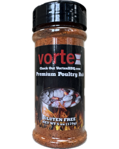 Genuine Vortex (in)Direct Heat Brand Premium Poultry Rub Chicken Seasoning - 6oz Bottle