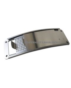 Slide damper intake, curved for 55 gallon UDS