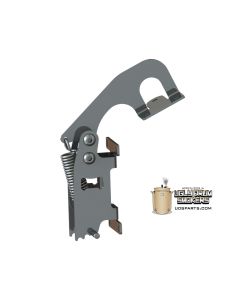 DrumTex™ Spring assisted UDS Lid Hinge - Stainless Steel by LavaLock®